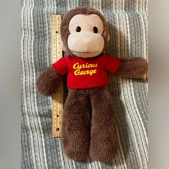 Curious George Monkey Soft Plush Stuffed Animal Gund 13” - Picture 9 of 10